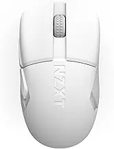 NZXT Lift Elite Wireless Gaming Mouse - Ultra-Lightweight 57 g - 4K/8K Polling Rates, Optical Switches, 26K DPI Optical Sensor - Long Battery Life - Rubber Side Grips - 5 Programmable Buttons - White
