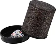 Kisangel 1Set Plastic Dice Rolling Cup with Base Capacity Dice Holder for Party Games Compact and Lightweight Dice Cup for Role Playing and Entertainment