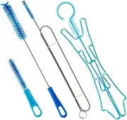 Yardwe Stainless Steel Tube Brush for Water Bag Bladder Cleaner Wear-Resistant Daily Use Lightweight Portable
