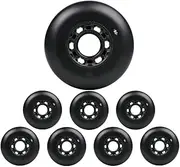JCCHT 76mm/80mm 85A Inline Skate Wheels Indoor Outdoor Roller Skate Wheels Replacement Accessory 8 Pack