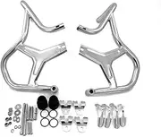 Motorcycle Tank Crash Bar Extension Bumper Fairing Frame Protector,Compatible with R1200GS Adventure R1200GSA 2014-2019(Silver)