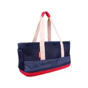 Ibiyaya Light Pet Carrier with Hardshell Base for Dachshunds & Long Pets - Navy