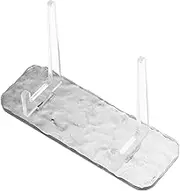 LIGHTAOTAO Multifunctional Acrylic Display Stand with Water Compact Easel for Cards and Standees for Home Decor and Bars Stylish Grey Gradient Finish