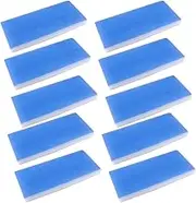10Pcs Airbrush Hobby Airbrush Booth Filter Set, Fiberglass Booth Replace Filter Compatible for Master, Paasche