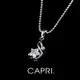 『CAPRI』精鍍白K金鑲CZ鑽 花朵項鍊《限量一個》 (6折)