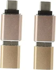 ETHZZLE 4pcs USB C to USB Adapter OTG Converter for Tablet Durable Compatible with Laptop Phone Finish