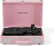 [Crosley] Cruiser Bluetooth Portable Turntable - Blush Pink