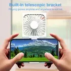 Portable Fan Adjustable Usb Rechargeable Strong Wind Foldable Cooling Fan Long
