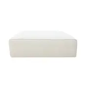 [James Lane] Riley Boucle Ivory Modular Big Ottoman