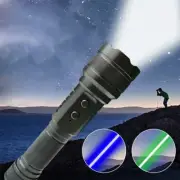 H4 450nm Blue Laser Pointer 532nm Green Laser Pen & LED &Battery&Charger&Goggles