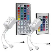 LED RGB controller 12V 24key 44key Doble Output IR Remote For LED RGB Strip