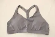Diosa Fit Womens Serenity Racerback Built-in Shelf Bra Top Hw7 Gray Size 2XL NWT