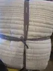 West Elm European Linen Linework Quilt fiber dye King frost gray New wo tag