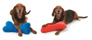 Big Dog Toy 16.5 Inch Large Breed Soft Plush Squeaker Toy Red Blue or Set of Two