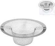Kitchen Sink Drain Strainer,Rustproof Sink Strainer Basket Sink Screen Sink Drainage Net Filter | Basket Filter Trap Kitchen Drain Strainer, Metal Sink Strainer for Bathroom Bathtub RV Wash Basin