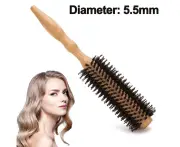 Comb Round Brush Hair Dryer Brush with Natural Bristles Natural Hair Brush Round for Short and Medium Length Hair Made -Ruled Large