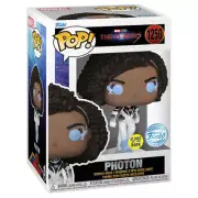 Funko Pop Movies the Marvels 2023 Photon US Exclusive Glow in the Dark Figure