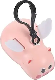 [Sosoport] Pig with Wing Keychain Pendant Whimsical Pig Decor for Bags Back and Luggage Lightweight and Durable Key Chain Pendant for Use