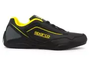 SPARCO Herren Sneaker Jerez Echtleder Racing Schuhe Gr 40 schwarz gelb NEU