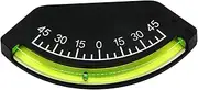 YWMJZEU 45 Degree Car Boat Inclinometer, 3.5x1.6 Inch Steel Ball Built-in Tilt Gauge