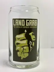 Revolver Brewing Land Grab Ale Locally Forged Artemisia Can Shaped Beer Glass TX