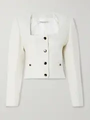 [Alessandra Rich] Alessandra Rich - Sequined Tweed Jacket - White - IT40 IT 40 White