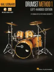 Hal Leonard Drumset Method Left-Handed Edition Drum Instruction Book 000288947