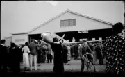 Crowd inspecting Douglas DC-2 airliner 1935 AVIATION OLD PHOTO