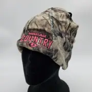 Women's Mossy Oak Country Stocking Hat Beanie-Reversible Camo/Pink