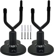 Viola Hanger Wall Mount | 2X Viola Hanger Hook with Bow Holder,Space Saving String Instrument Display Stand For Amateurs & Professionals
