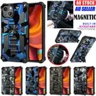 For iPhone 16e 15 14 13 12 11 Pro Max X XS Max Plus Shockproof Stand Case Cover