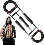 Wesleyyy Arm Exercise Equipment | Home Chest Muscle Workout - Portable U Shape 20-100KG Chest Strength Training Equipment for Home, Gym, Fitness, Boxing