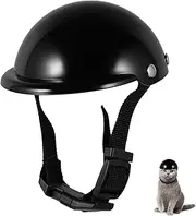 LIGHTAOTAO Pet Helmet for Dogs and Cats Outdoor Safety Hat Lightweight Material Creative Design for Stylish Pets for Outdoor Activities and Decoration