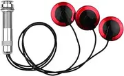 Adhesive Instrument Pickup Acoustic Guitar Pickup Transducer with 1/4 Inch Connector for Violin Mandolin Ukulele Black and Red 0. Cable