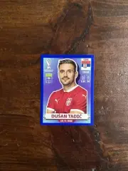 2022 Panini FIFA World Cup-sticker-Dusan Tadic-SRB-19 BLUE