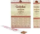 Goloka Saffron Masala Incense Stick Natural Aroma Aggarbatti 12 Pack|180g