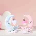 Unicorn Moon Night Light Ornament Bedside Lamp for Bedside Nursery Room Home