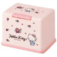 在飛比找PChome24h購物優惠-小禮堂 Hello Kitty 塑膠按壓彈蓋面紙盒 袖珍面紙
