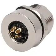M8FS5 Panel Mounted Socket M8 IP67 Connector 5pin Plug Adapter Connector