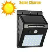 MOTION ACTIVATED SOLAR RECHARGABLE LED WALL LIGHT