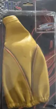 Universal Leather Shift Boot YELLOW APC SPEED GLO Light Up Shift Boot