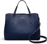 [RADLEY] London Dukes Place Evenfall Blue Womens Leather Medium Zip Top Grab & Cross Body Bag, Blue