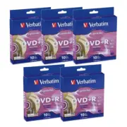 Verbatim Light Scribe DVD+R Blank Media 50pk - Laser Etch Prints Direct to Disc