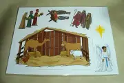 MAGNETIC Nativity Set Manger Scene Kids Advent Activity