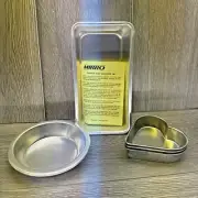 Mirro Mini Aluminum Loaf Pan, Mini Heart Cupcake/Cake Pan, Mini Pie Pan