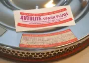 1961-1972 Ford Autolite Spark Plugs Air Cleaner Filter Decal Sticker 1962 1963