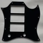 For Fit Gibson SG Standard 3 Pickup Style Guitar Pickguard 3 Ply Black
