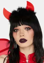 Horns Up Devil Headband