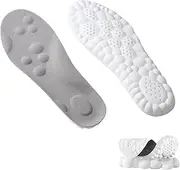 [Generic] Steppes Insoles, Stepprs Cloud Soles for Women Men Insole, Mega Comfort Soft Shoe Inserts Move Insoles All Day (Gray-A, 39-40)