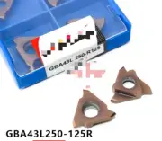 Circlip groove blade GBA43L 250 R1.25 mm arc circle insertion FOR KTGFL 22 TOOL